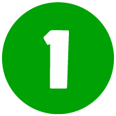 Number 1 Button